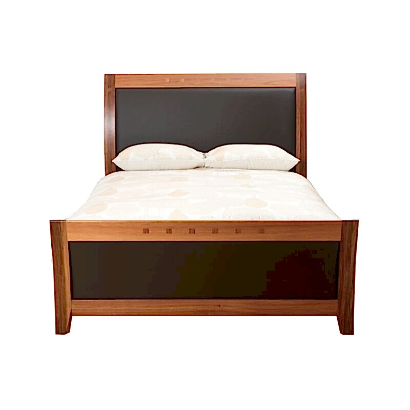 Chess High Bed - upholstered bedhead - Adelaide beds