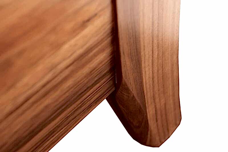 Chess Bed - feet detail - solid timber furniture Adelaide