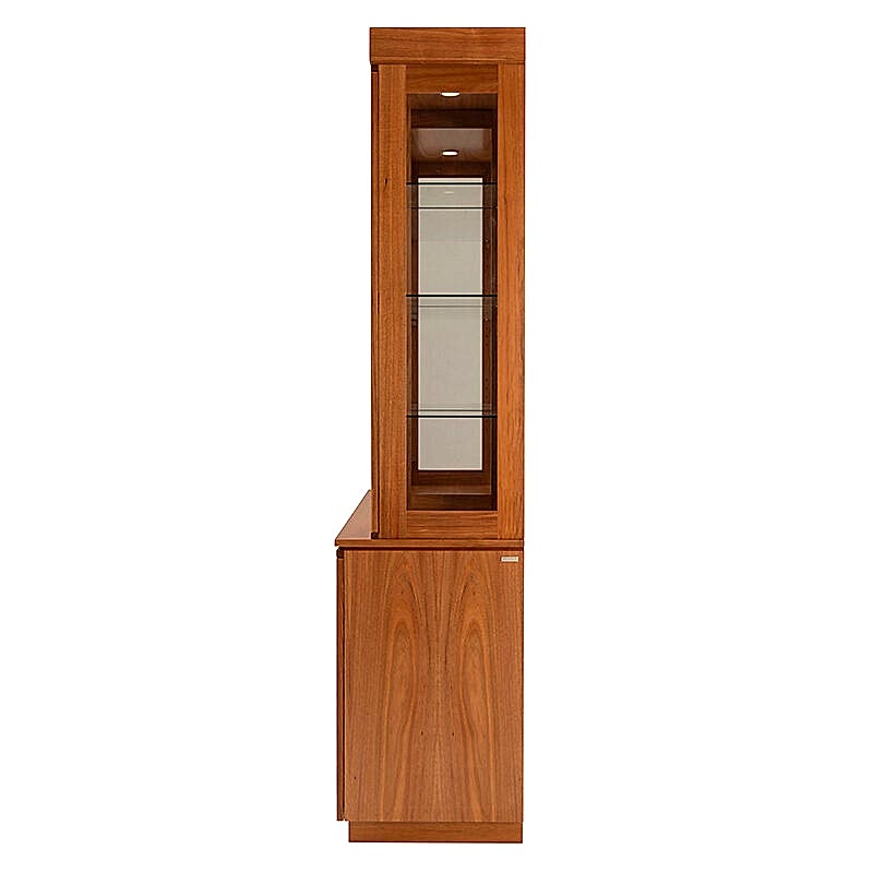 Neo glass doors display buffet cabinet adelaide - side view