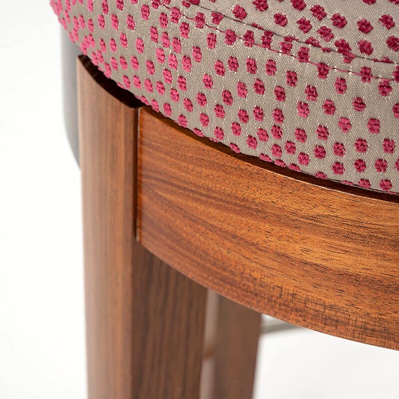 Hindmarsh bar stools Adelaide - Australian made furniture - upholstered swivel seat