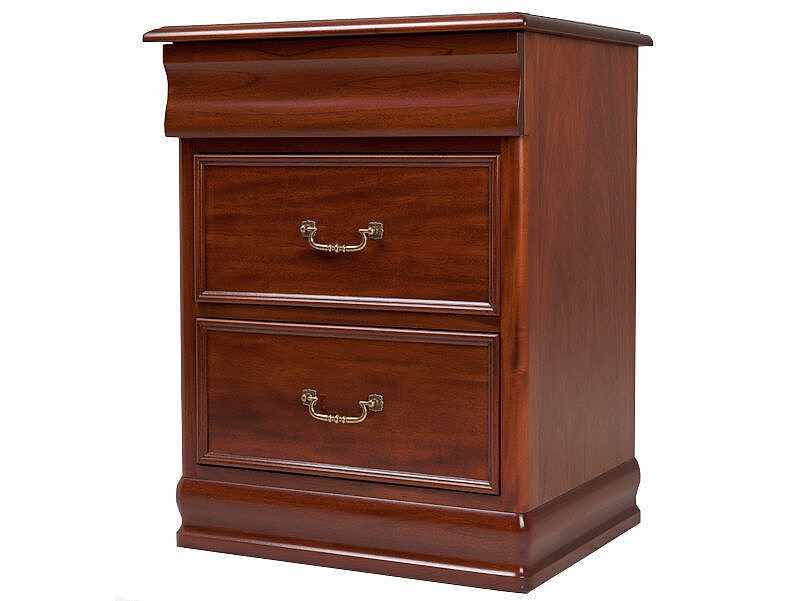 Burnside bedside table adelaide - 2 draw mahagony