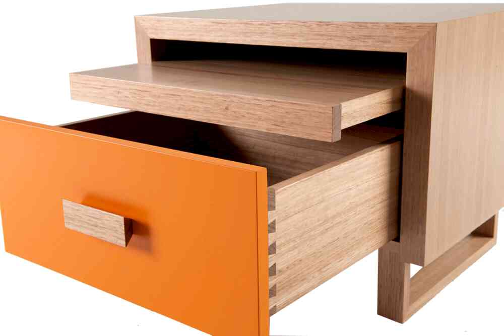 Hove bedside cabinet Adelaide - 1 drawer 1 slide