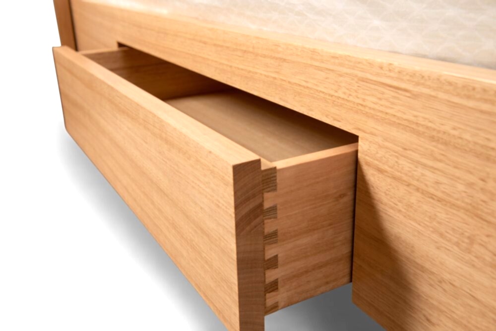 Hove King Bed - optional drawers - custom furniture stores adelaide