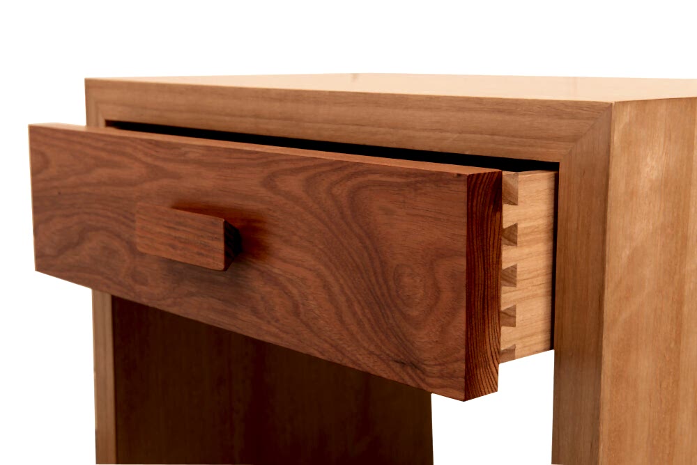 mclaren 1 drawer bedside table timber bedroom