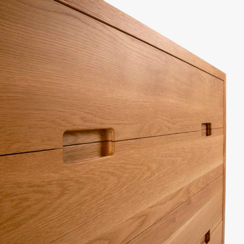 McLaren Tallboy - solid timber furniture adelaide - handle detail