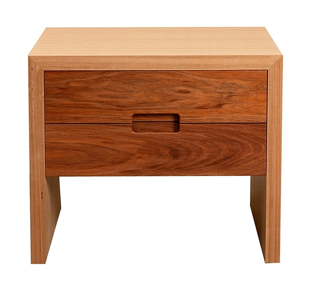 mclaren 2 drawer bedside table bedroom suite