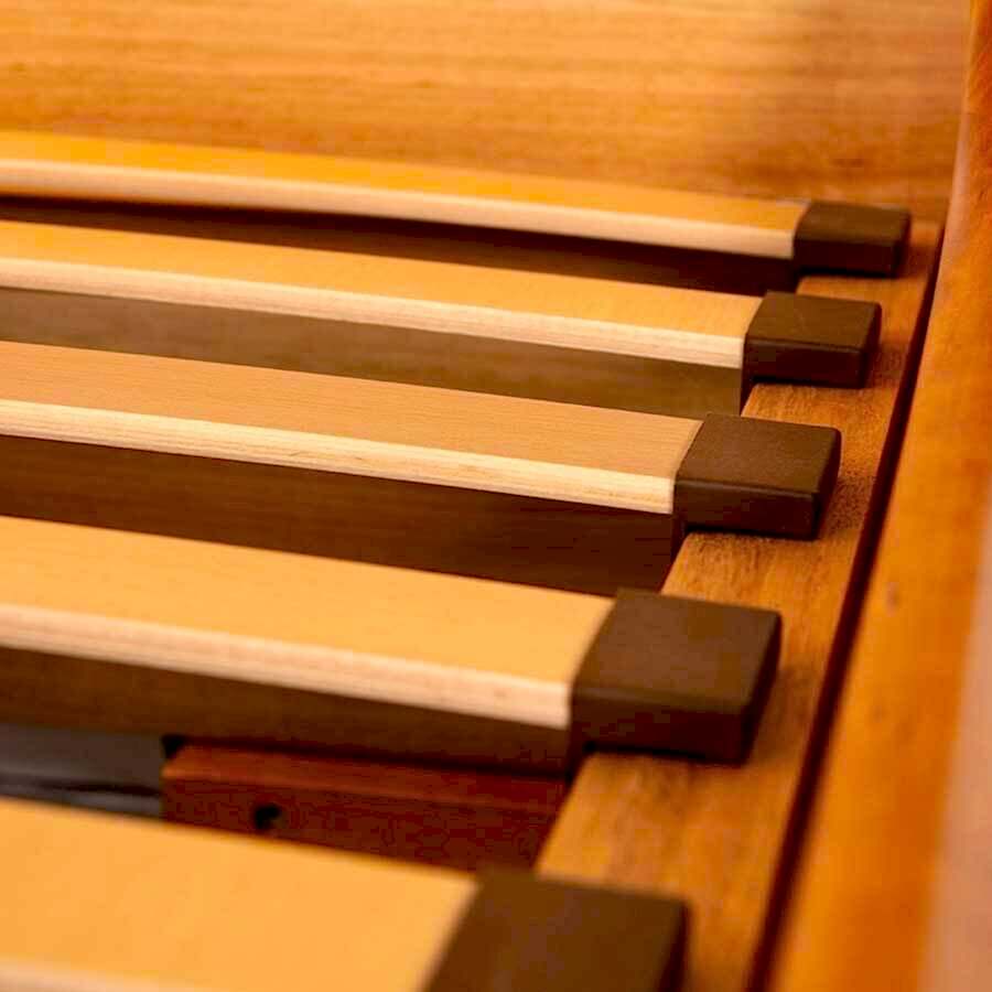 Custom Solid Timber Bed - Euro Posture Slat Base