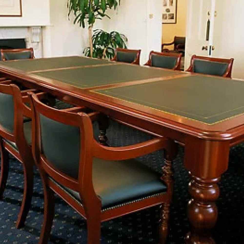 Traditional timber boardroom table adelaide - Australian made furniture