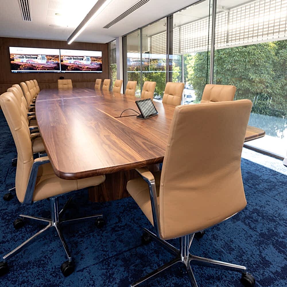 Sitzler boardroom table adelaide with chairs - Australian made furniture