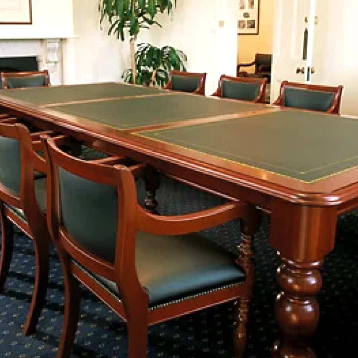 Traditional timber boardroom table adelaide - Australian made furniture