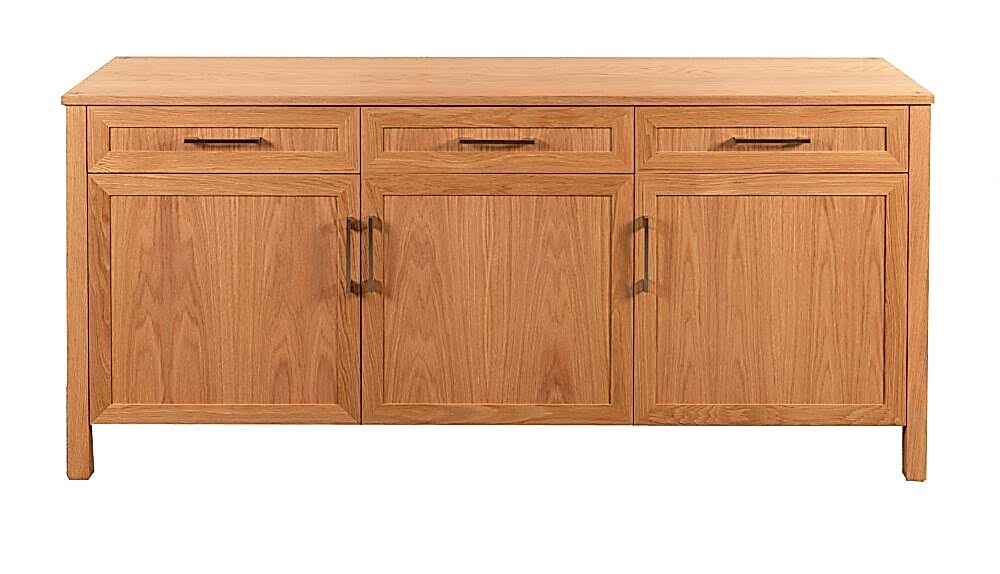 Medindie cabinet 3 door 3 drawers natural