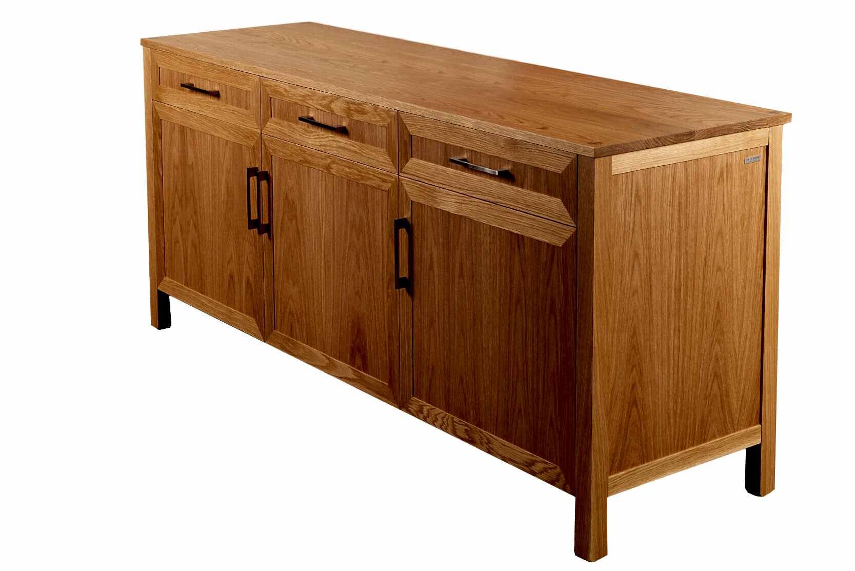 Medindie cabinet 3 door 3 drawers natural