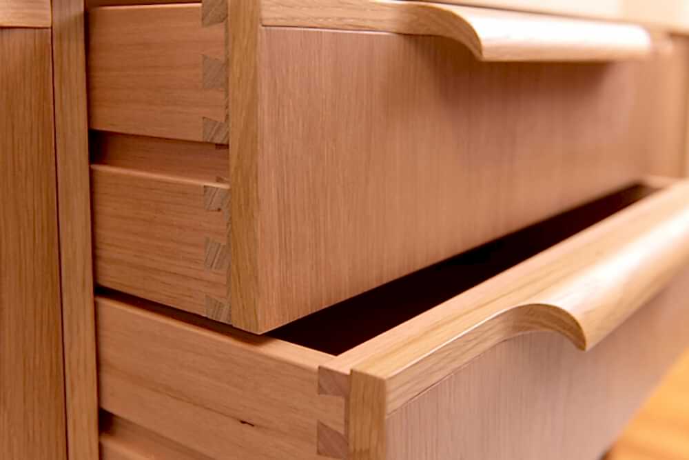 Dan sideboards Adelaide - drawers detail