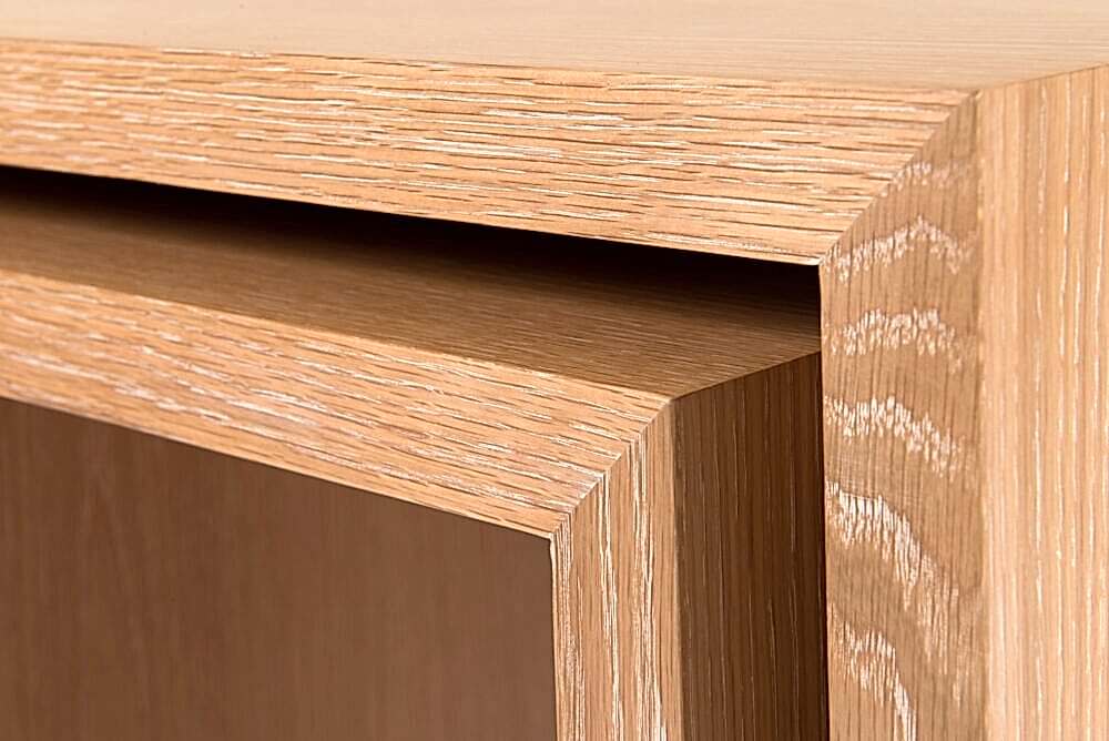 McLaren Nest of Tables - corner detail