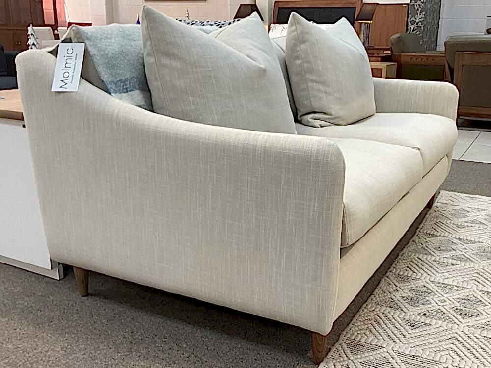 Molmic Floyd white fabric Lounge Suite Adelaide