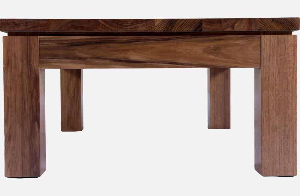 Neo wooden coffee tables Adelaide - end view