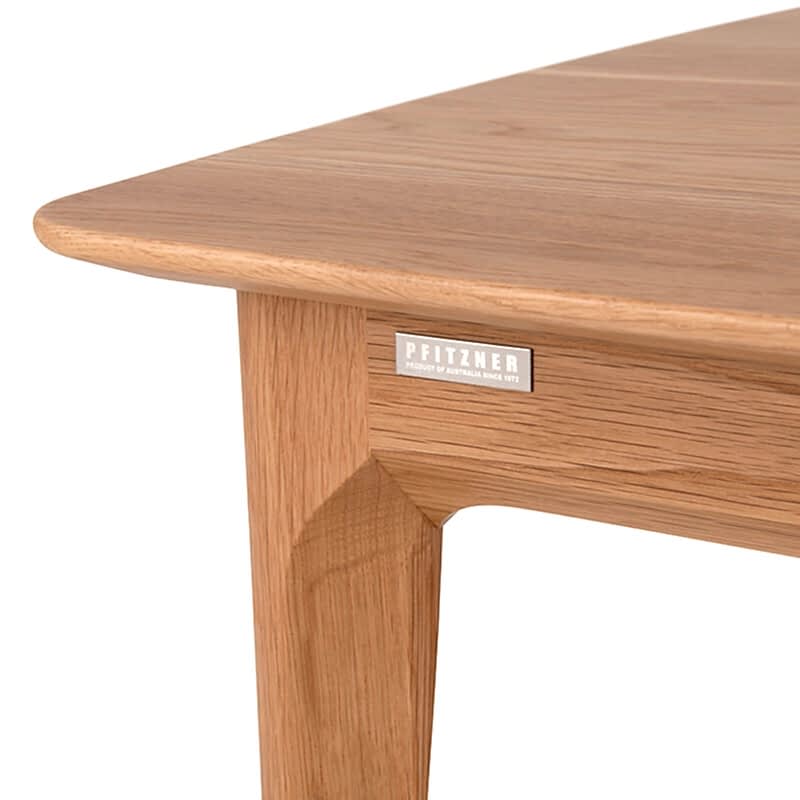 Dan Coffee Tables Adelaide - pfitzner logo detail corner
