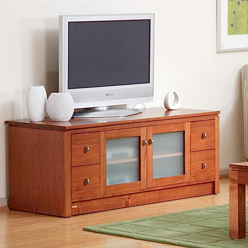 forte tv entertainment unit Adelaide - 4 drawers and 2 glass doors