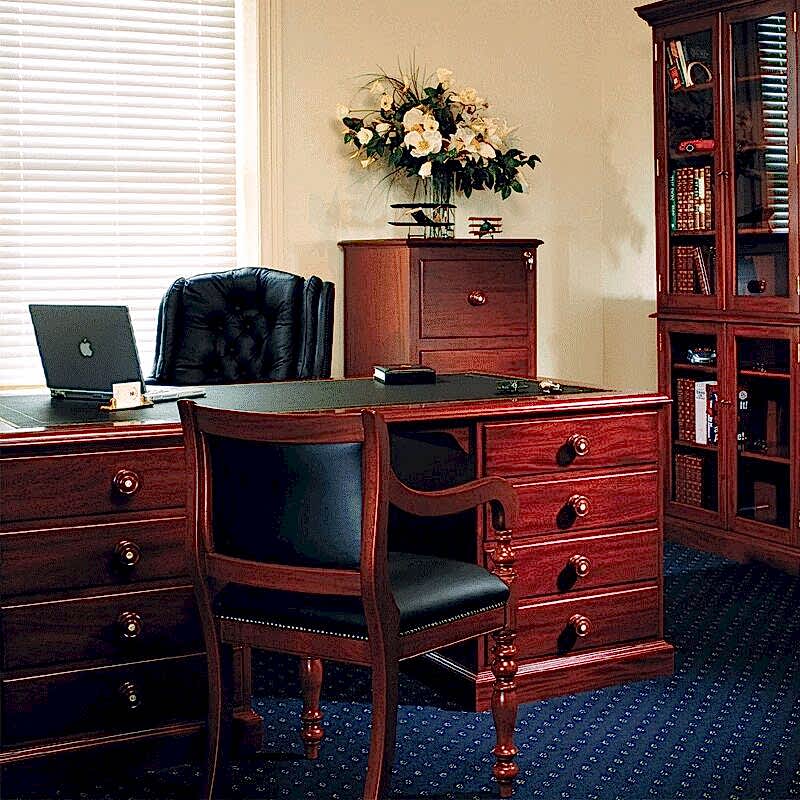 Coonawarra Office Desk plus Office Chair - solid timber furniture adelaide