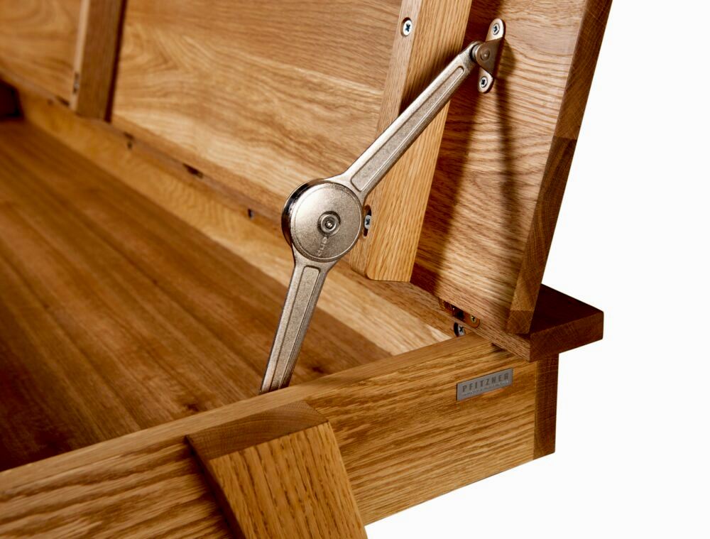 Dan Home Office Desk - hinge detail