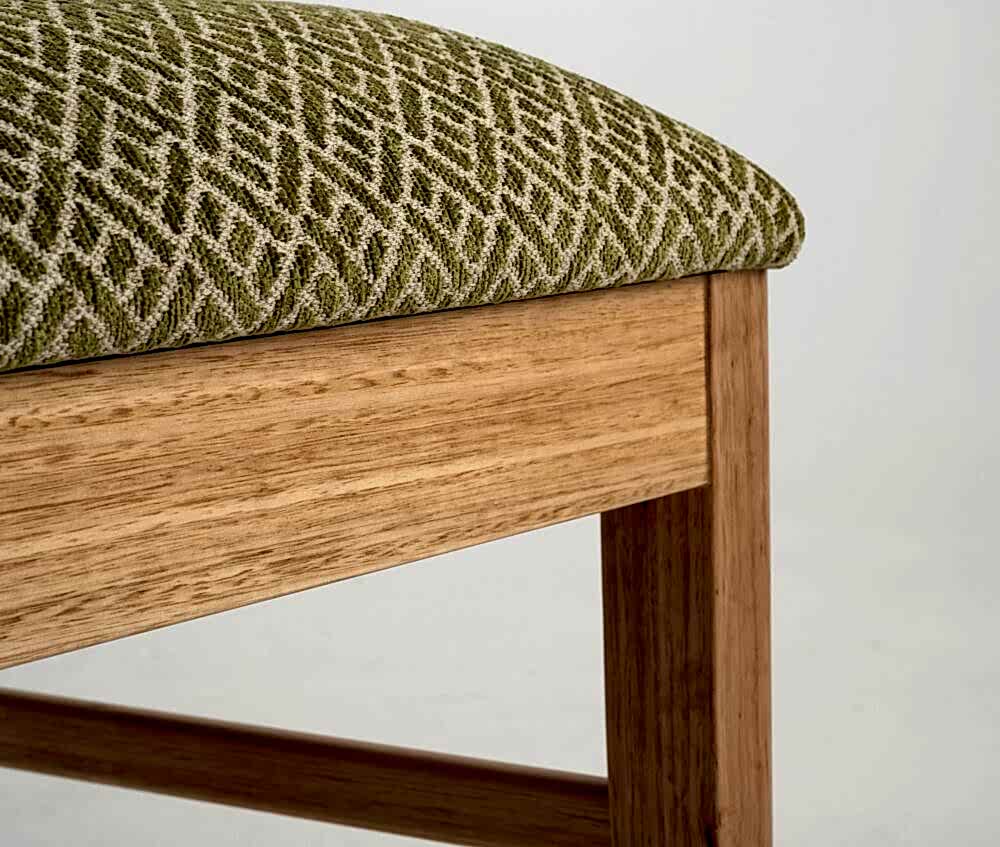 Aldgate dining chair - padded seat detail