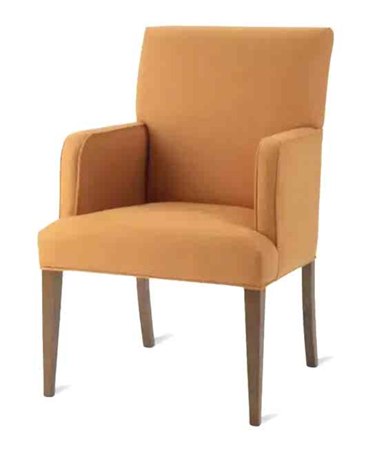 Leone carver dining chair orange