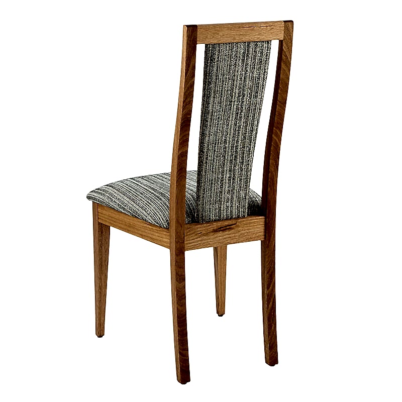 Reeves Upholstered Back dining chair - side view