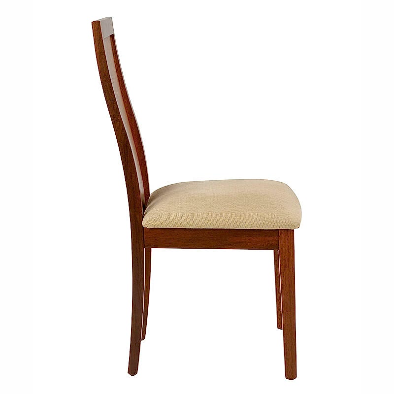 Reeves Timber Back dining chair - side view