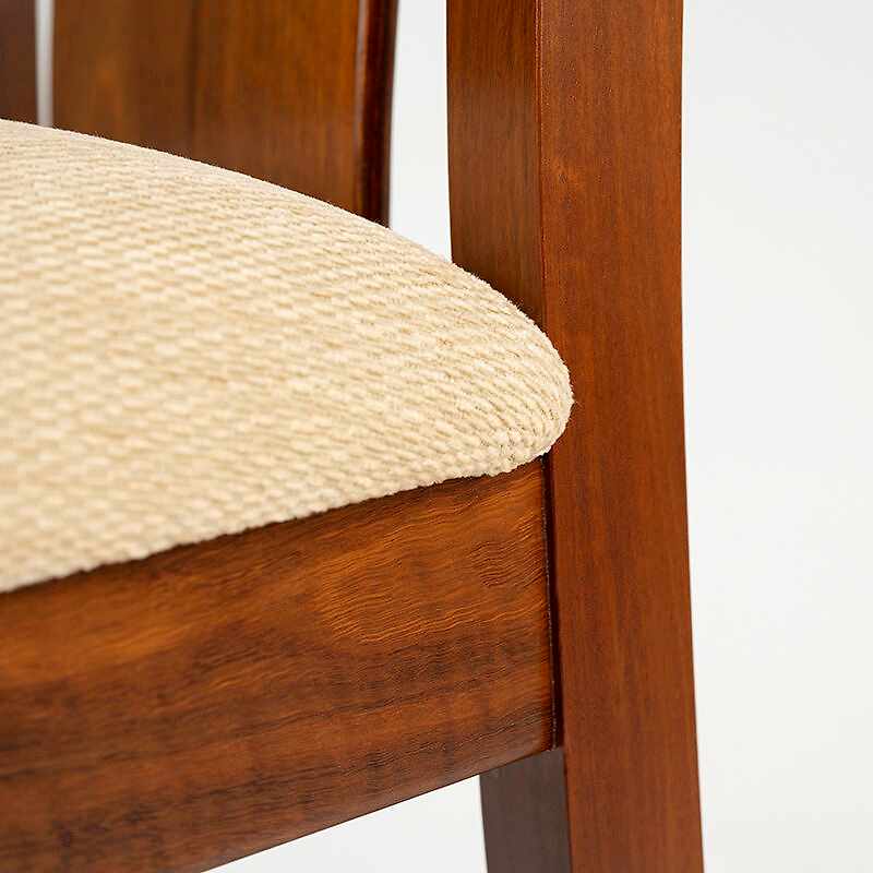 Reeves Timber Back dining chairs - seat detail