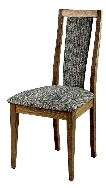 reeves upholstered back dining chair timber tasmanian messmate