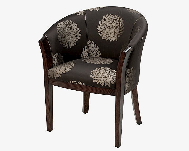 Franklin tub office chair Adelaide - fabric upholstered