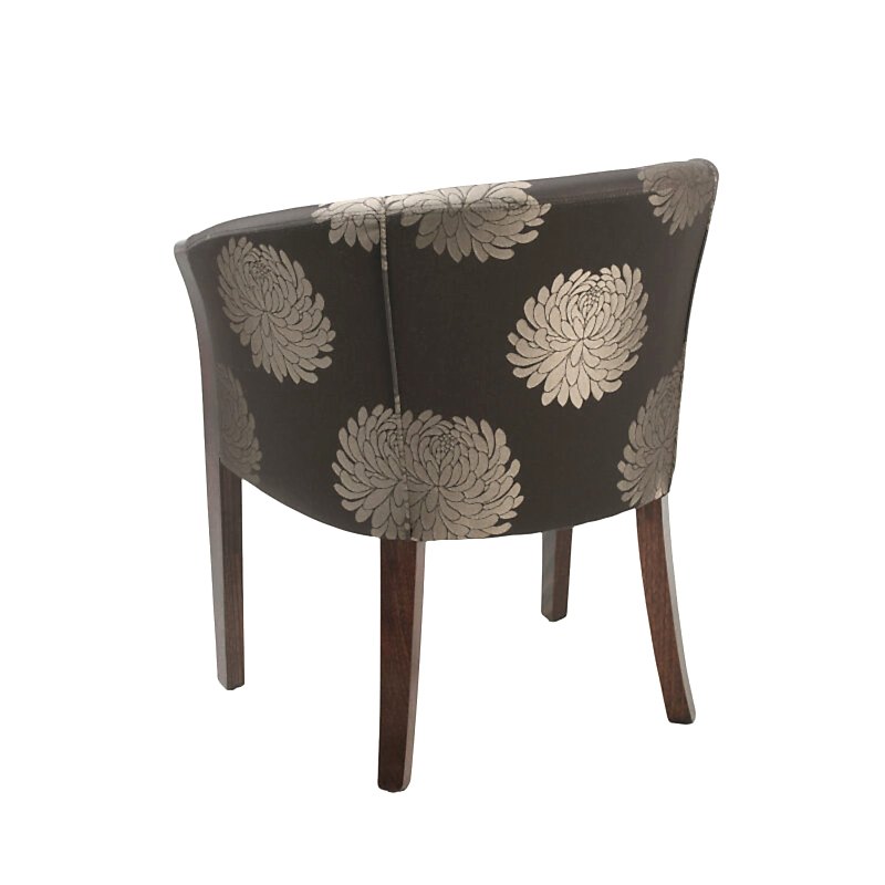 Franklin tub office chair Adelaide - fabric - back view