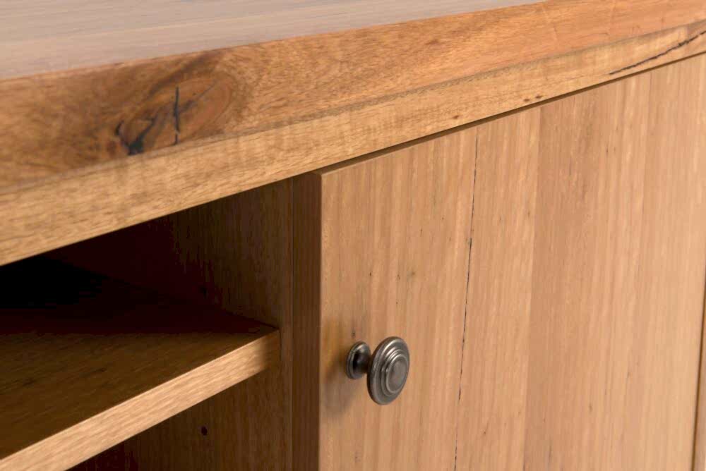 Entertainment cabinet with Flat panel door detail made in Adelaide