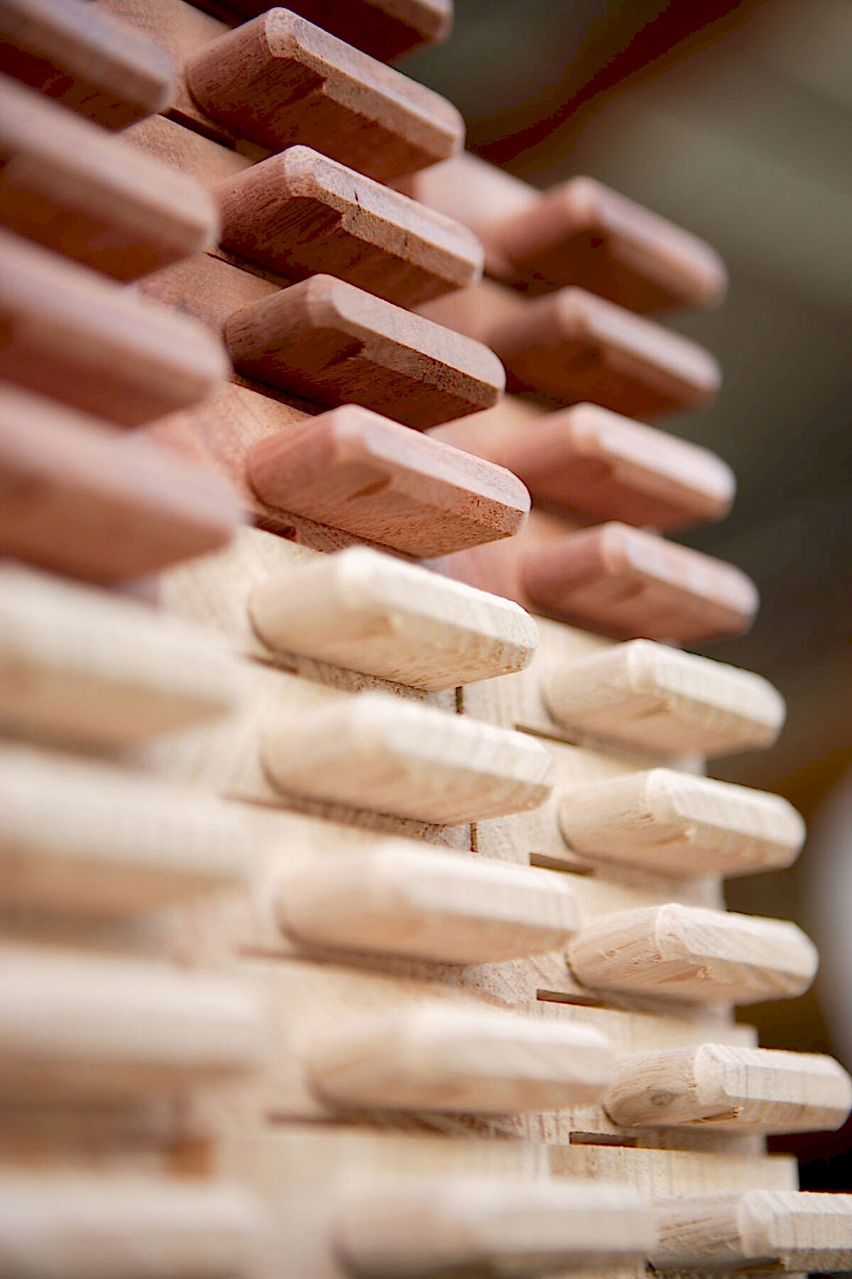 Tenon joints used in custom-made furniture design
