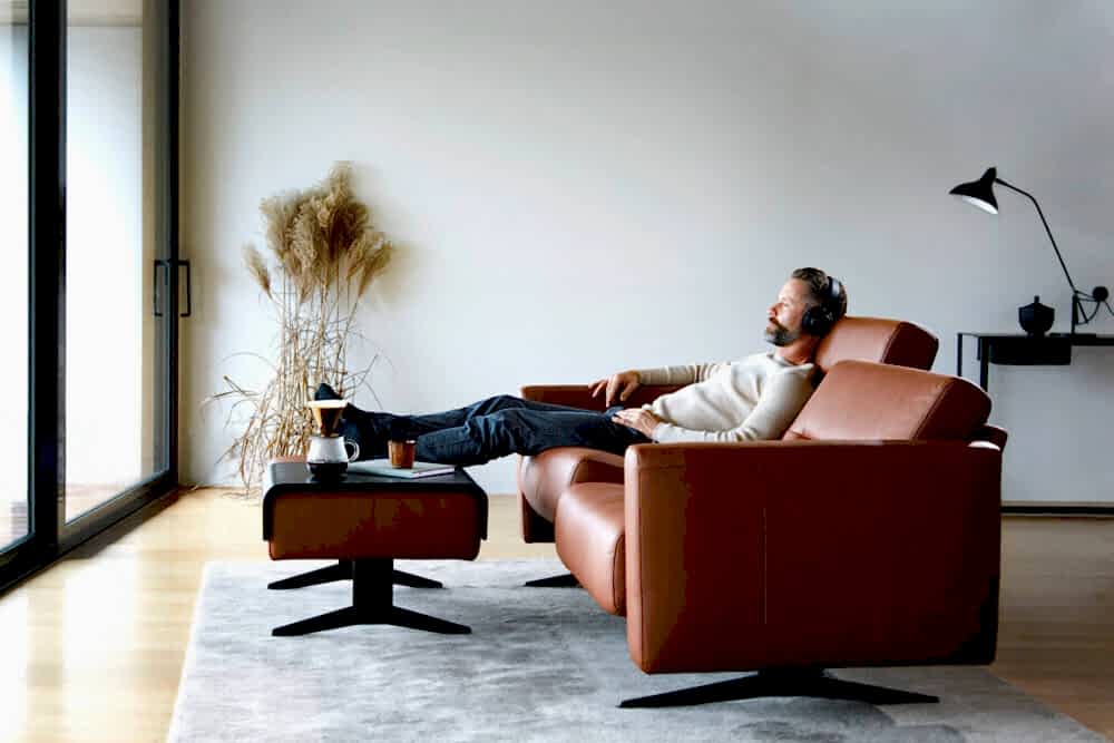 Stressless lounges Adelaide furniture store leather stella 2 seater