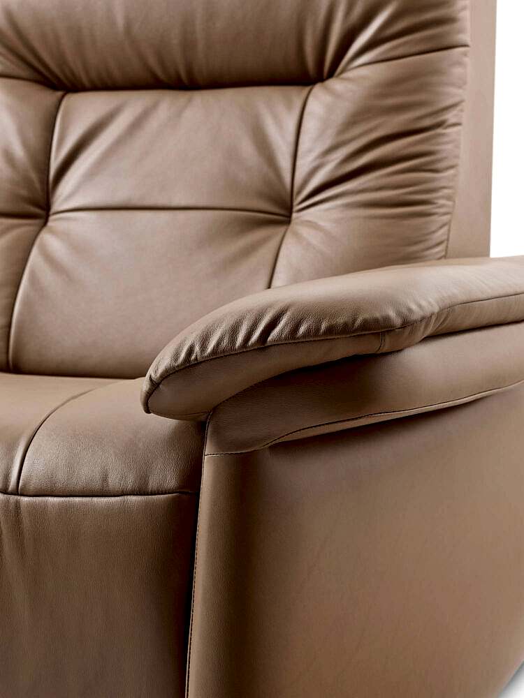 Stressless_Mary_Paloma Funghi leather 2 seater motorised