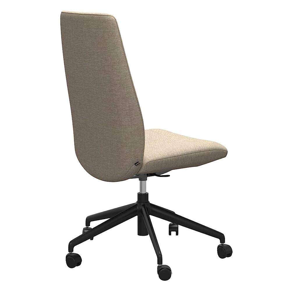 Stressless laurel home office chair - cream fabric back