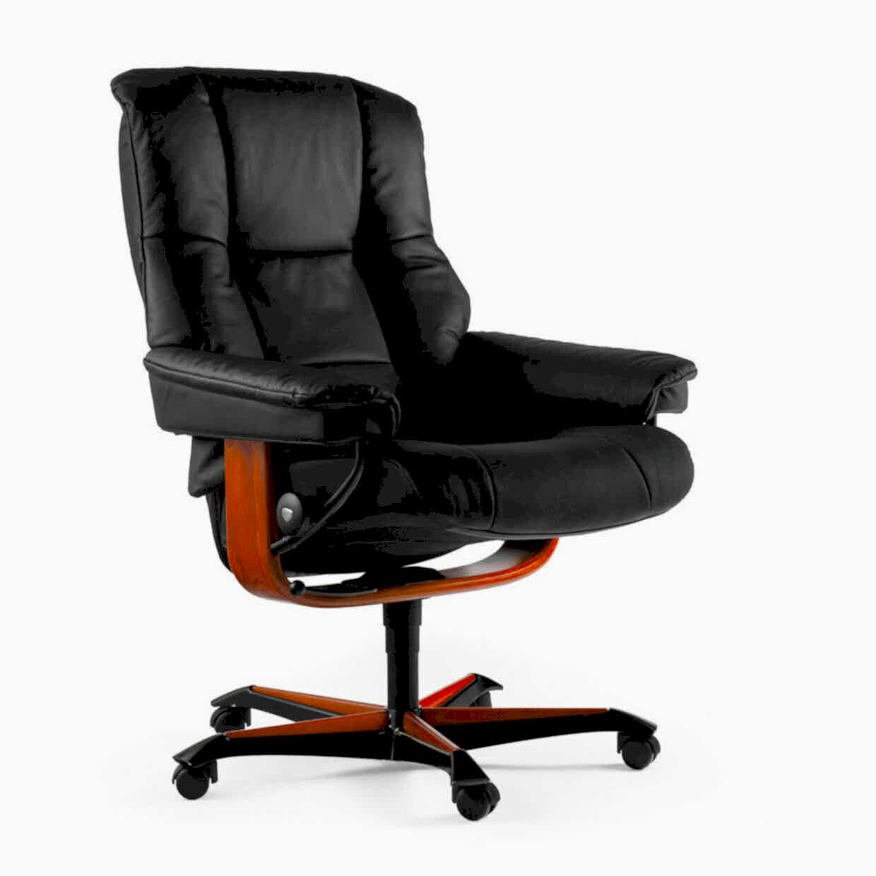 Stressless Mayfair Office Chair Adelaide - Black Leather