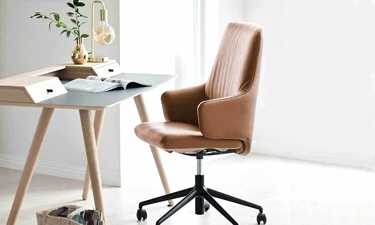 Stressless laurel home office chair - high back leather