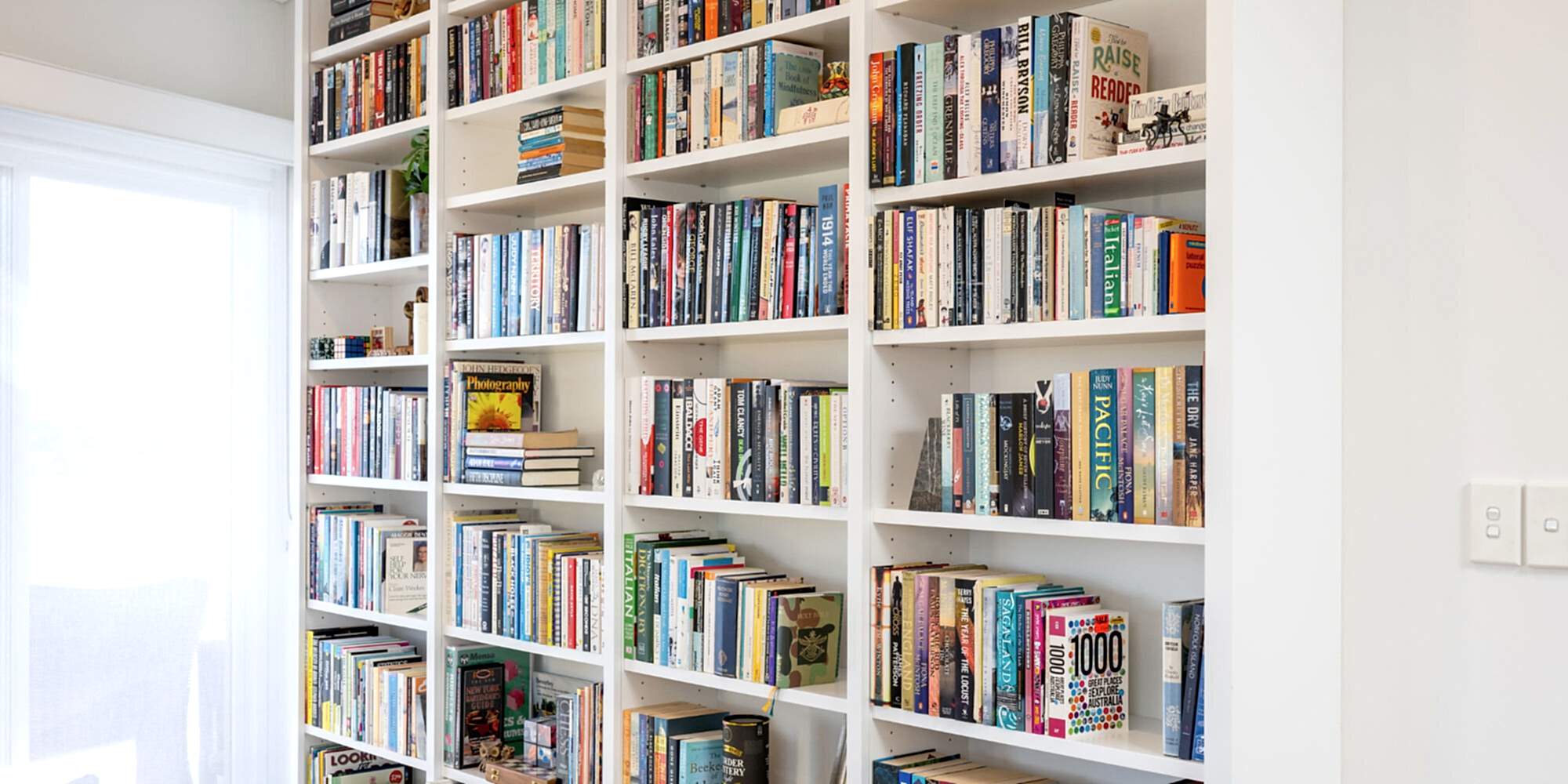 Bookshelves adelaide bookcases custom built-in