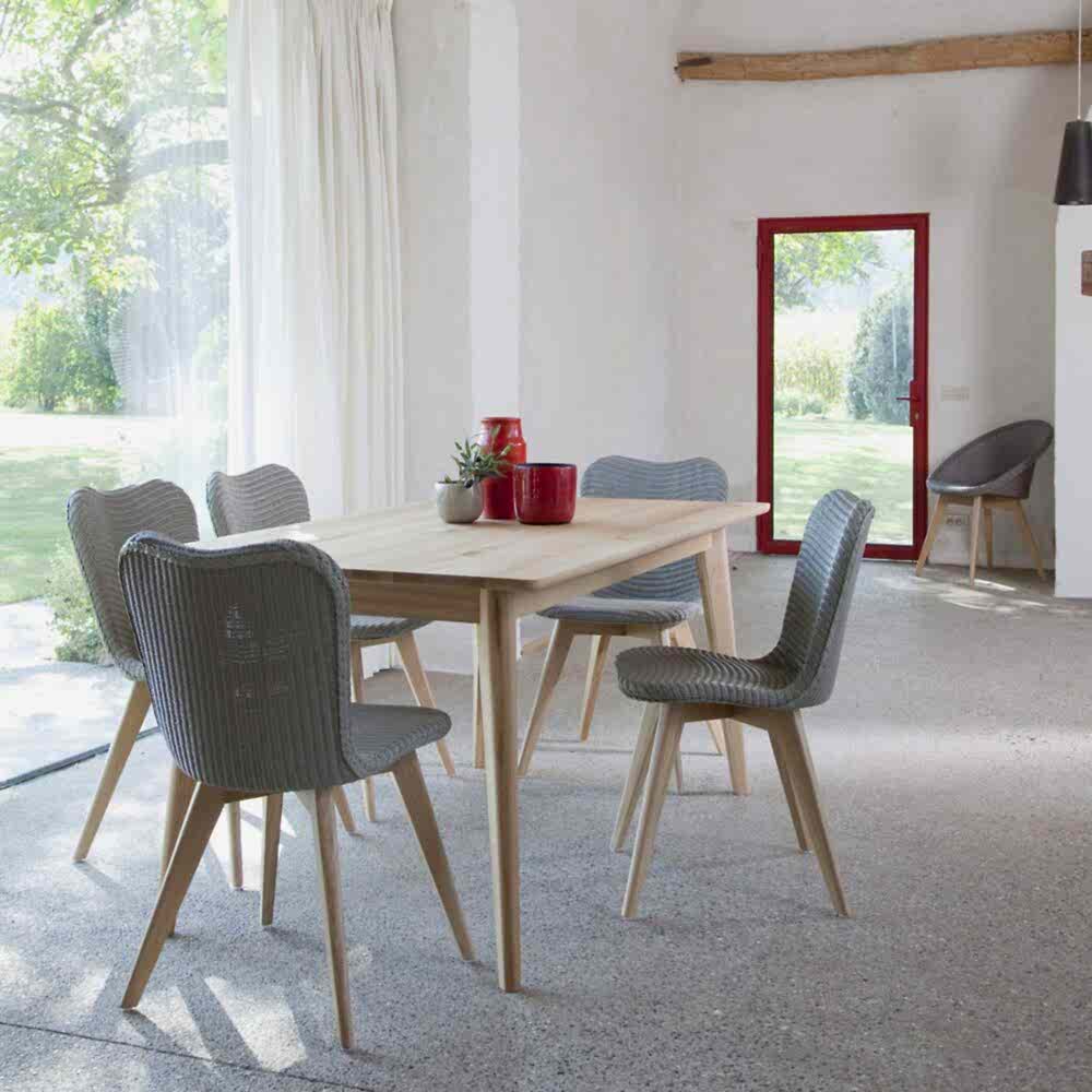 Erik American Oak wooden dining table adelaide