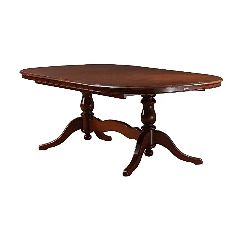 Vaucluse pedestal dining table -mahogany