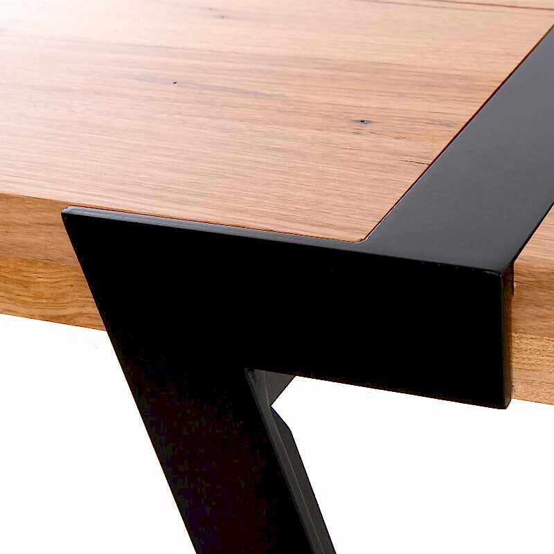 Sven wooden dining table Adelaide - frame detail