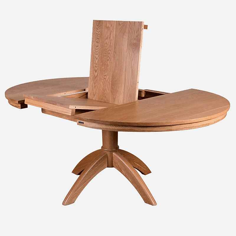 Beltana round Extension dining table - extension mechanism