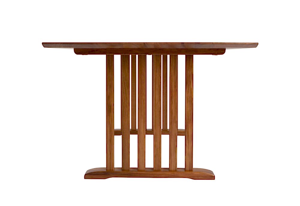 Chess wooden dining tables adelaide - end view