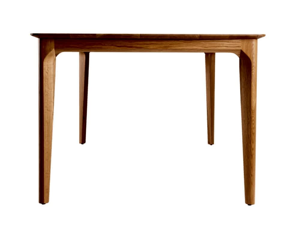 Dan Dining Table End View - end