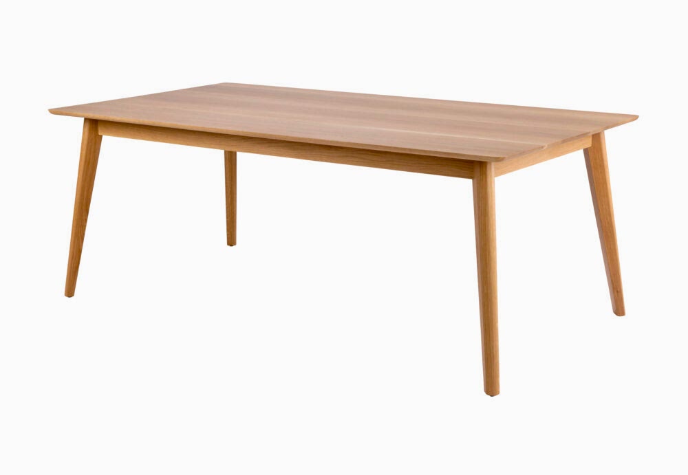 Eric Dining Table Adelaide - wooden dining tables 2200 x 1000mm - American Oak