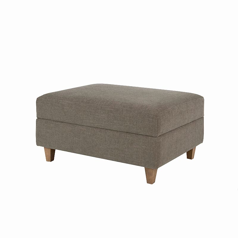 McLaren grey fabric ottoman - furniture manufacturer adelaide